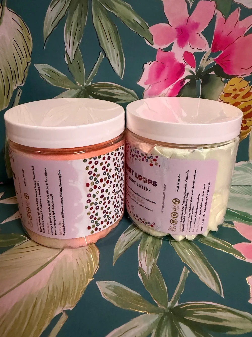 Aminnah Fruit Loops Sugar Scrub & Whipped Body Butter Set 8 oz